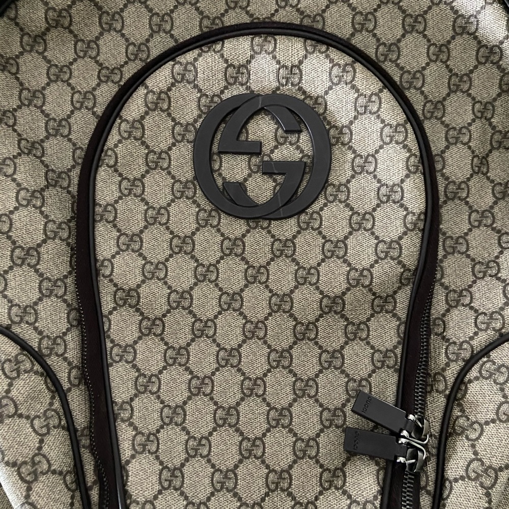Gucci Backpack With Classic Pattern - image 3